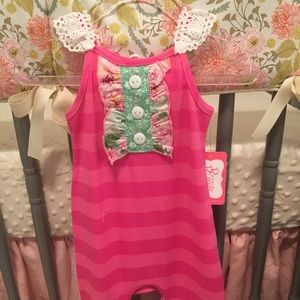 RRR 6-9 month romper, NWTs